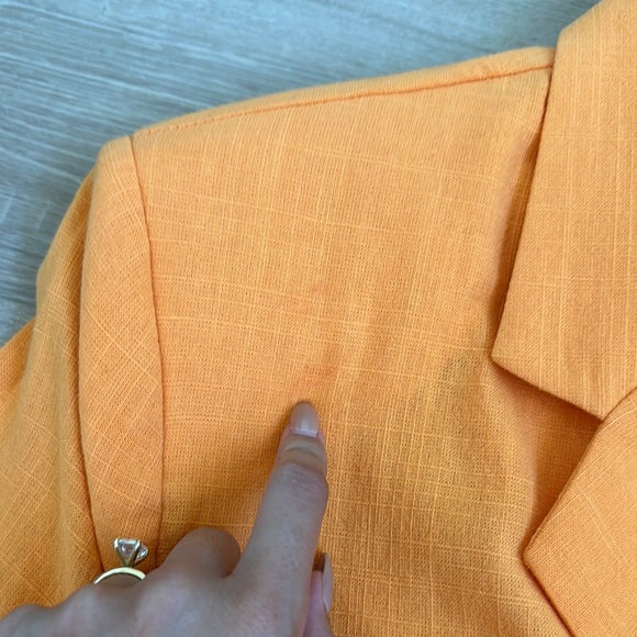 Storets Orange Blazer Jackets & Coats - Picture 5 of 9